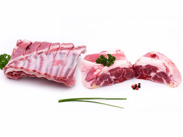 Assortiment collier (1,5 kg) et poitrine** d'agneau  (1,5 kg)
