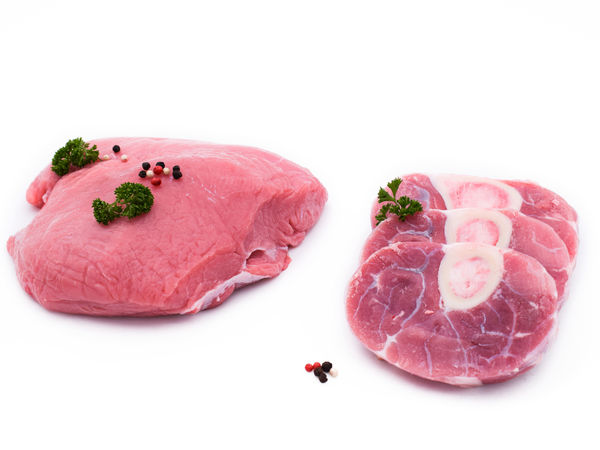 Rôti noix de veau 1,5 kg + Osso Bucco*** de veau x 10